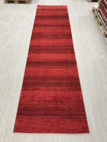 Loribaft Tappeto persiano 380 x 100 Rosso (Iran) Annodato A Mano