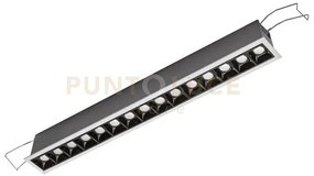 Gfa1122c- faretto da incasso 15 luci led 4000k 1650lm 20w antiabbag...