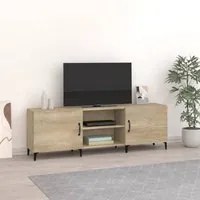 Mobile Porta TV Rovere Sonoma 150x30x50 cm Legno Multistrato cod mxl 20973