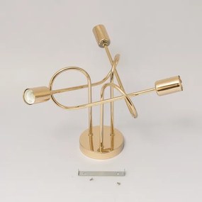 Plafoniera OXFORD 3xE27/15W/230V, dorata