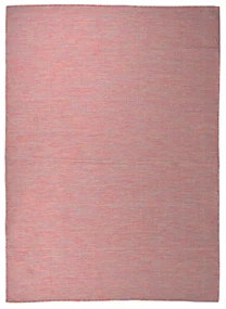 Tappeto Da Esterni A Tessitura Piatta 200x280 Cm Rosso /