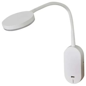 Lindby - Milow LED Applique da Parete USB White Lindby