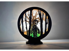 Li-Go 23613/DUB2 - Lampada da tavolo decorativa dimmerabile LED/12W/230V 20x22 cm rovere