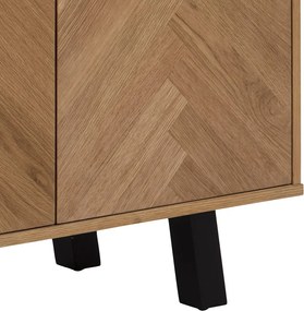 Cassettiera bassa in rovere 150x71 cm Brighton - Actona