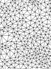 Rebel Walls Carta da parati panoramica Twinkle Twinkle - Black/ White