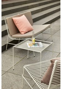 Sedia da giardino in metallo bianco String - Hübsch