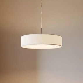 Lampada a sospensione Sebatin Lindby, dimmerabile, Bianco / Opale, Cucina, Tessuto / Stoffa / Seta, Moderno, Lampada a sospensione
