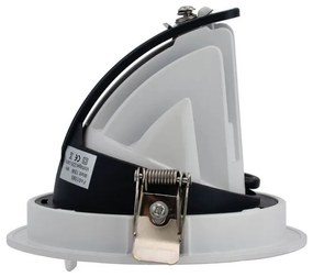 Faro LED da Incasso 15W Orientabile foro Ø100mm con driver Philips Colore Bianco Caldo 3.000K