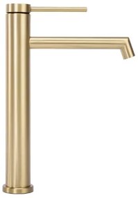 REA-B5319 - Miscelatore per lavabo FOSS 29,5 cm oro spazzolato