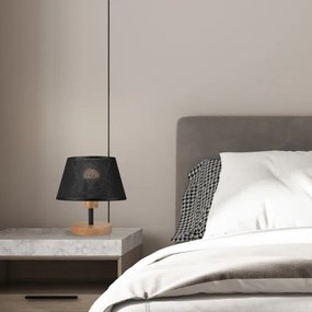 Brilagi - LED Lampada da tavolo ANTHONY 1xE14/40W/230V quercia/nero