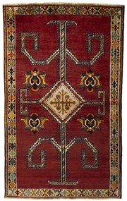 Shiraz Tappeto persiano 120 x 190 Rosso (Iran) Annodato A Mano