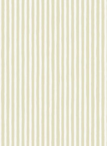 Josephine Munsey Carta da parati Hand Painted Stripe - Maitland Green/ Cotswold White