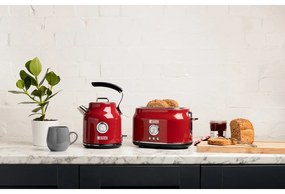 Bollitore rosso 1,7 l Dorset Putty - Haden