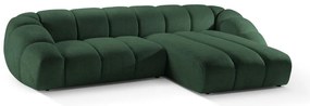 Divano angolare verde (con penisola a destra) Diana – Micadoni