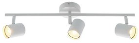 Lindby - Jorell 3 Plafoniera Opaco Bianco Lindby