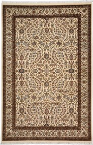Isfahan Tappeto 200x300 Beige (Indian) Annodato A Mano