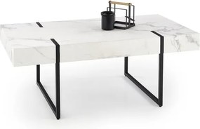 Tavolino da caffè Blanca effetto marmo - L110 x l60 x h43 cm