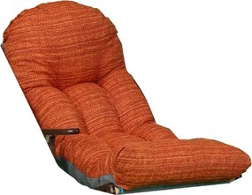 Cuscino imbottito per poltrona sdraio in policotone lusso Arancio