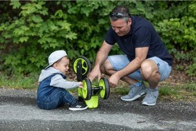 Funny Wheels - Bicicletta senza pedali 2 in 1 RIDER SUPER SPORT verde/nero