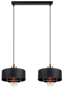 Lampadario a sospensione con filo VEST 2xE27/60W/230V