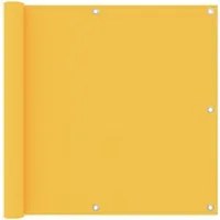 Paravento Balcone Giallo 90x600 cm Tessuto Oxford