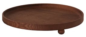 OYOY Living Design - Inka Wood Tray Round Large Dark OYOY Living Design