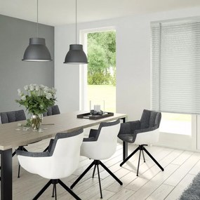 Veneziana Stoccolma in legno, bianco 100 x 180 cm, Larghezza lamelle: 50 mm