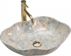Lavabo da appoggio Rea Pearl Ruststone