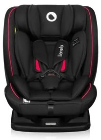 Lionelo - Seggiolino auto AART i-Dimensioni 40-150 cm nero/rosso