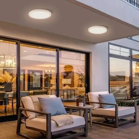 Brilagi - Lampada LED da bagno ULTRA SLIM LED/12W/230V diametro 22,5 cm bianco IP54