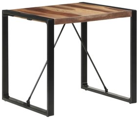 Tavolo da Pranzo 80x80x75 cm Legno Massello Finitura Sheesham
