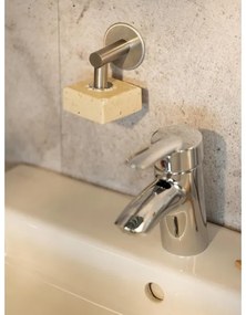 WENKO 24971100 - Portasapone TURBO-LOC 4,5 x 7 cm, argento