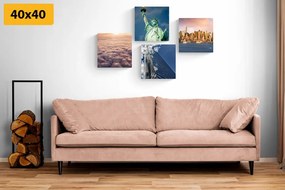 Set di quadri – New York in colori unici