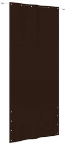 Paravento Per Balcone Marrone 120x240 Cm İn Tessuto Oxford /