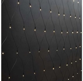 Nedis CLLN160 - Tenda natalizia LED 160xLED/7 funzioni 5m IP44 bianco caldo