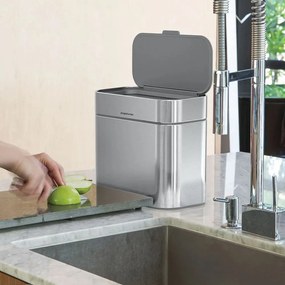 Contenitore grigio per rifiuti compostabili 4 l - simplehuman