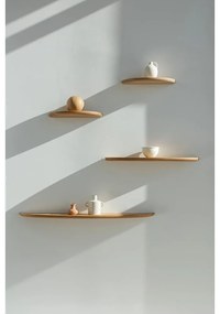 Scaffali in legno di quercia in colore naturale Mu - Gazzda