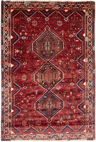 Shiraz Tappeto persiano 240 x 170 Rosso (Iran) Annodato A Mano