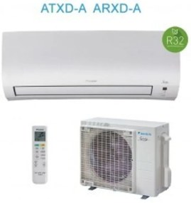 Condizionatore Climatizzatore Inverter 9000 BTU Daikin Essence A+++ Wi-Fi ARXD25A/ATXD25A Bianco R32