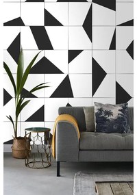 Fotomurale Piastrella, nero e bianco 186 x 280 cm