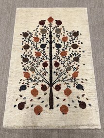 Loribaft Tappeto 150x100 Beige (Iran) Annodato A Mano
