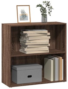 Libreria Rovere Marrone 80x30x77 Cm İn Legno Multistrato /