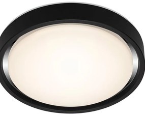 Plafoniera LED moderno Talena, nero, luce con 3 temperature di colore