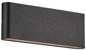 Nordlux - Applique a LED da esterno KINVER LED/10W/230V IP54 nero