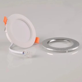 Luce LED da incasso ZOE LED/4,8W/230V argento