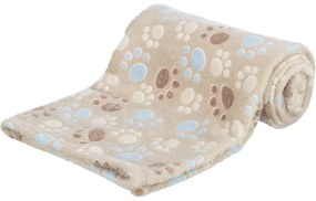 Coperta per cani beige in lana di pecora 75x50 cm Trixie Laslo – Plaček Pet Products