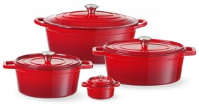 Casseruola in ghisa con coperchio per induzione 6,88 l - Hendi