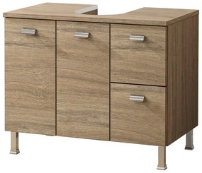 Copri colonna in truciolare faggio 2 ante L 72 x H 60 x P 43.5 cm