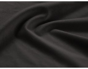 Divano grigio scuro allungabile e con contenitore con rivestimento in velluto 235 cm Kyoto – Cosmopolitan Design