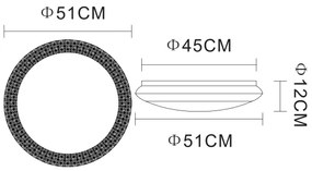 Globo 41314-40 - Plafoniera LED dimmerabile RONJA LED/40W/230V + +TC